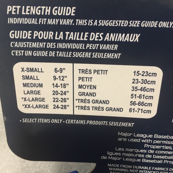 Toronto Blue Jays #00 MLB Dog Pet Jersey - Picture 8 of 8